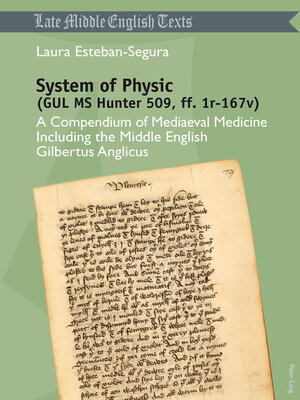 cover image of System of Physic (GUL MS Hunter 509, ff. 1r-167v)